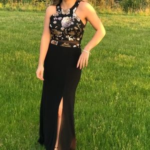 Sequin Backless Dress